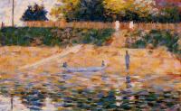 Seurat, Georges - Boats near the Beach at Asnieres